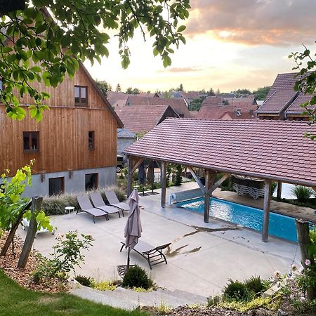 Les Granges Modernes Villa Bruebach Oda fotoğraf